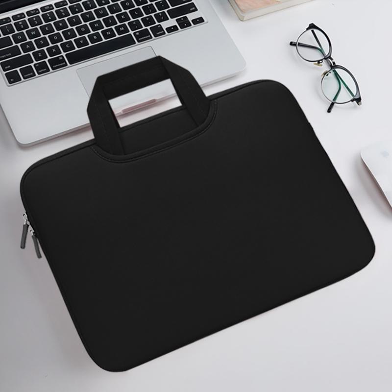 Portable Air Permeable Handheld Sleeve for 13.3 Laptops - 34x25.5x2.5cm - Black