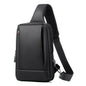 Business Chest Bag Oxford Cloth One Shoulder Crossbody - Black