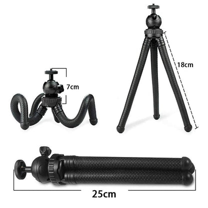 Versatile Octopus Tripod for Slr Cameras Gopro and Phones - Ball Head