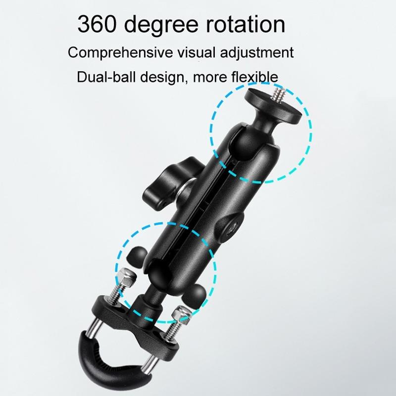 Motorcycle Handlebar Mount For Gopro With Tripod Adapter - 9Cm Rod And Screw