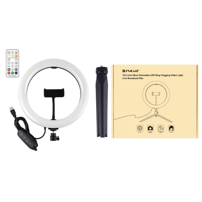 10.2 Marquee Led Beauty Light with Tripod and Remote - Dual-colour Ring Light for Vlogging and Photography
