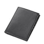 Leather Rfid Passport Wallet - Multi-function - Black