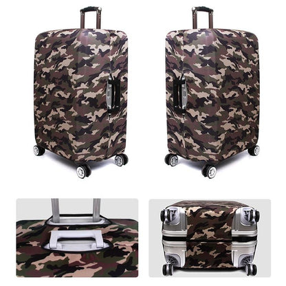 Travel Trolley Suitcase Cover Durable & Dustproof Size L - Camouflage 2