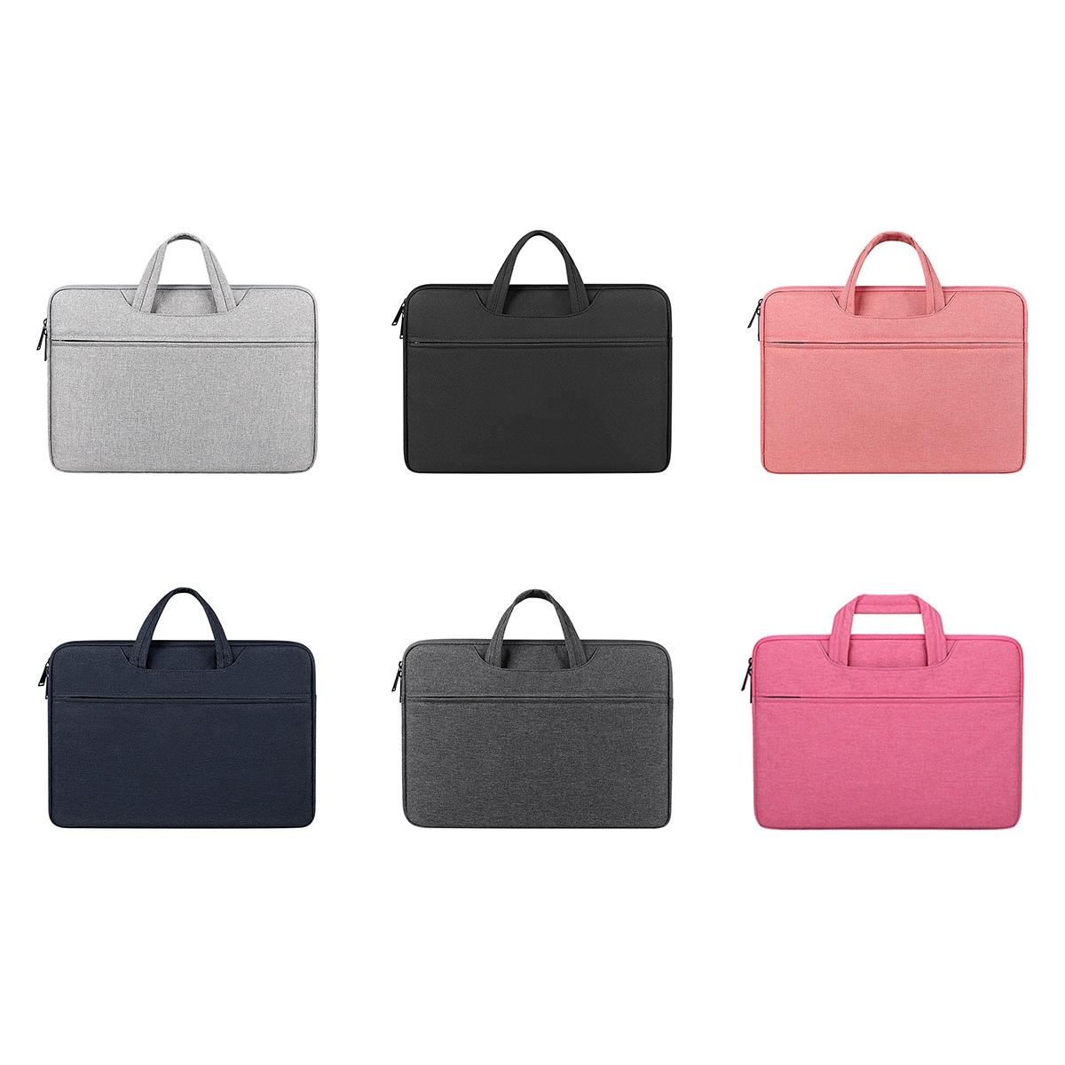 Waterproof Laptop Handbag - 15.6 Inches Shock-Absorbing & Large-Capacity - Mysterious Black
