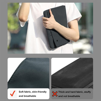 13 Inch Multi-layer Laptop Sleeve - Waterproof & Shock-absorbing Storage Bag - White - 15 Inch