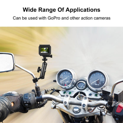 Universal Rearview Mirror Mount for Action Cameras 16.5 x 5.5cm / 6.5 x 2.0 Inch