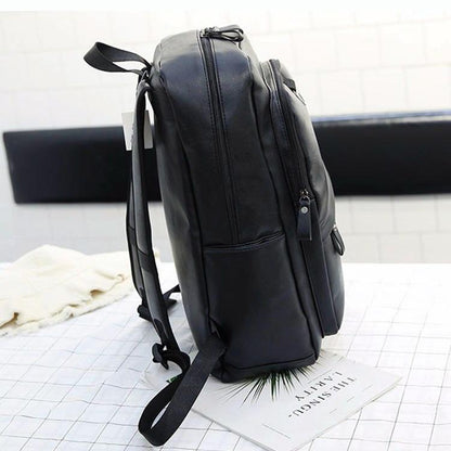 Men Casual Leather Shoulder Bag - Brown