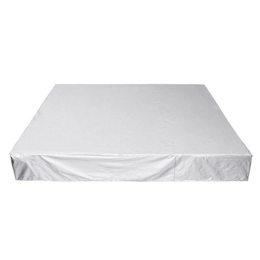 240X240X85Cm Waterproof Dustproof Cover For Bathtub Pool Table & Chair - Protects From Falling Leaves - Silver