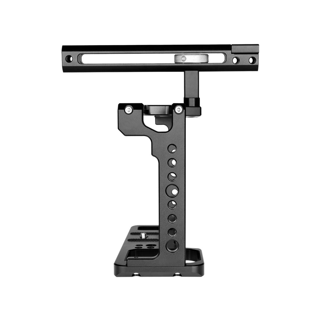 Camera Cage Stabilizer With Handle - Black for Panasonic Lumix Dc-S1H / Dc-S1 / Dc-S1R