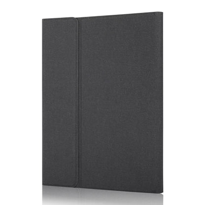Silk Texture Bluetooth Keyboard Case For Ipad Pro 11 With Pen Slot & Stand Function - Black