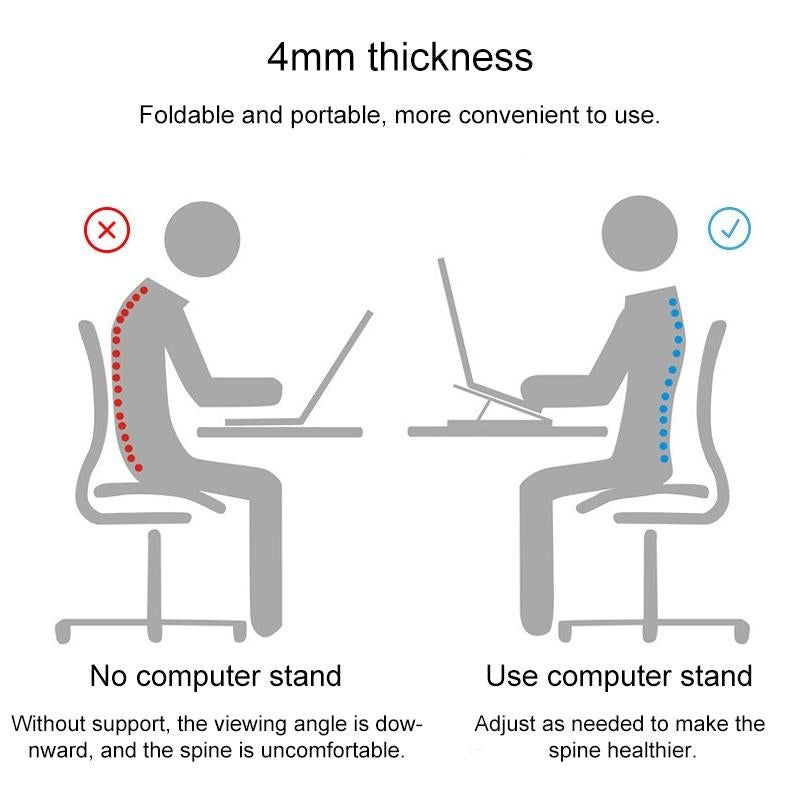 Enhanced Laptop Cooling Stand - Versatile and Efficient - Black
