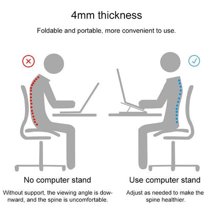 Enhanced Laptop Cooling Stand - Versatile and Efficient - Black