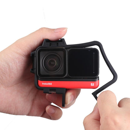 Insta360 one r Protective Cage with Tripod Adapter and Cold Shoe