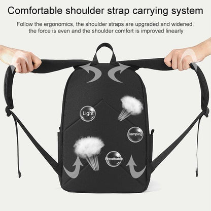 Multifunctional Oxford Laptop Backpack - Cxs-7301 - Black