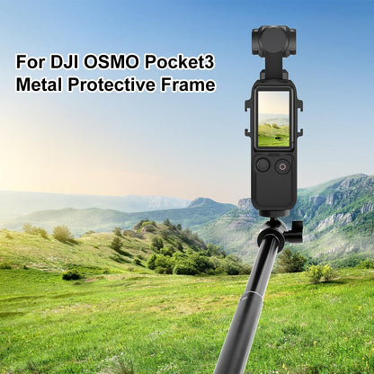 Dual Cold Shoe Adapter Bracket For Dji Pocket 3 Cage