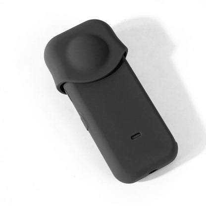 Full Body Dust Proof Silicone Protective Case for Insta360 one X2 - Black