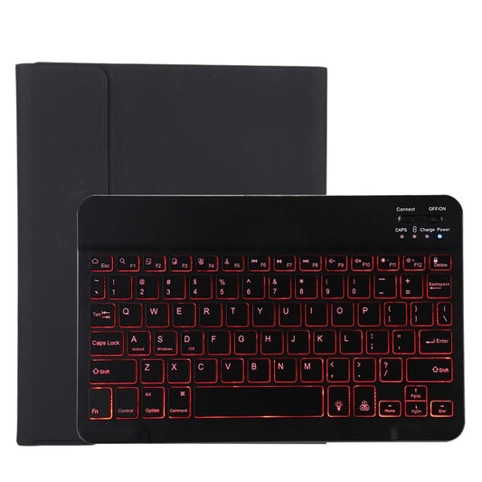 Bluetooth Tablet Case For Ipad Pro 11 With Detachable Microfiber Leather Backlight Pen Slot & Holder - Black
