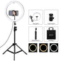 11.8 Led Ring Light With Tripod And Phone Clamp - 3 Modes Dual Colour Temperature Dimmable - Perfect For Vlogging And Live Streaming