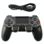 Ps4 Wired Gamepad with Snowflake Button Design - Black
