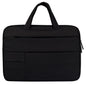 15.6 Inch Laptop Tablet Bag With Multiple Pockets And Soft Oxford Cloth Handle - Black