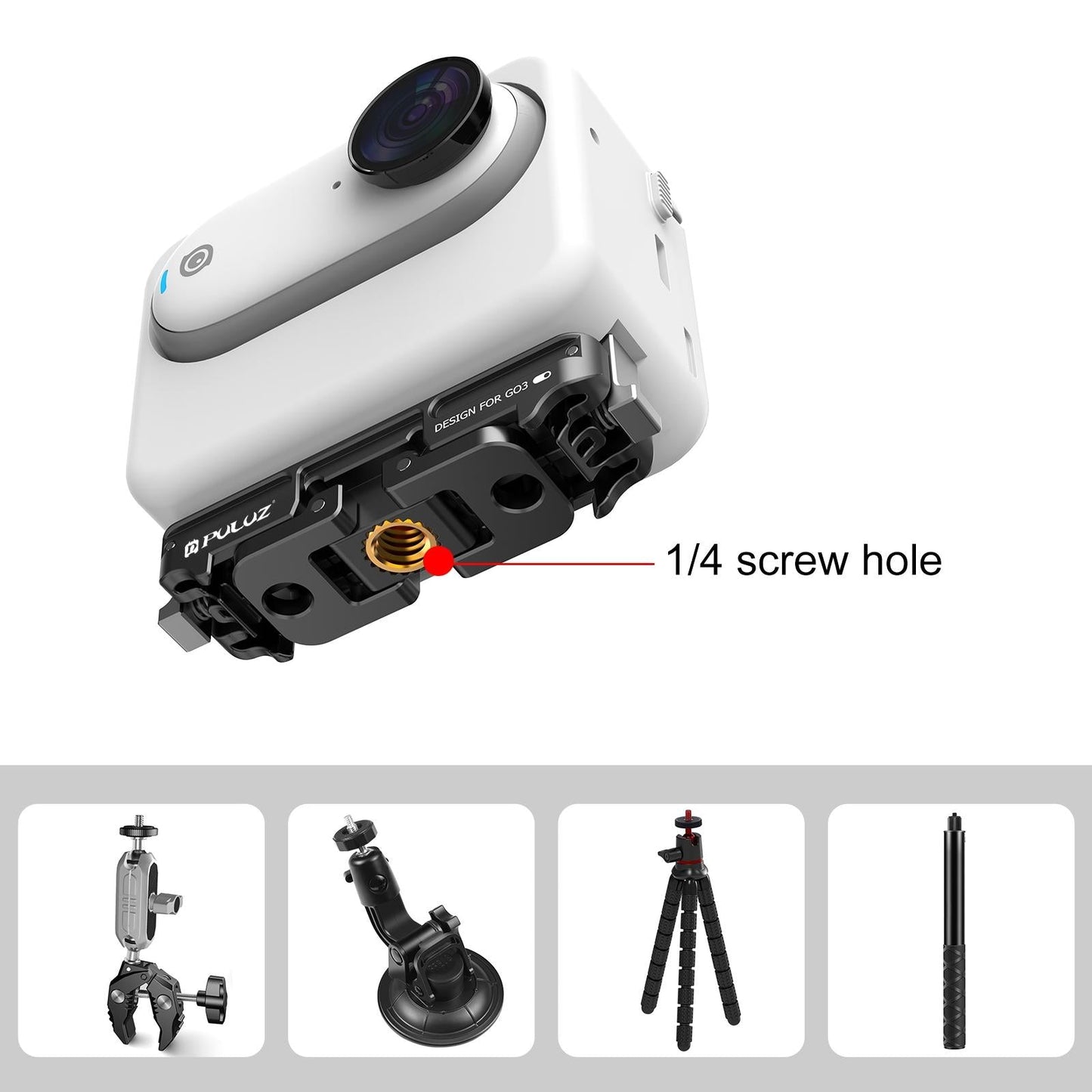 Quick Release Magnetic Base Mount for Insta360 Go3
