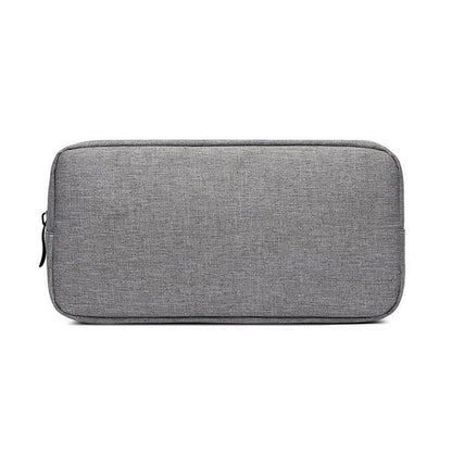 Versatile Headphone Charger & Data Cable Storage Bag - 23 x 11.5 x 5.5cm - Black