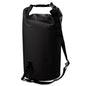 Waterproof Single Shoulder Bag Dry Sack 15L Capacity - Black