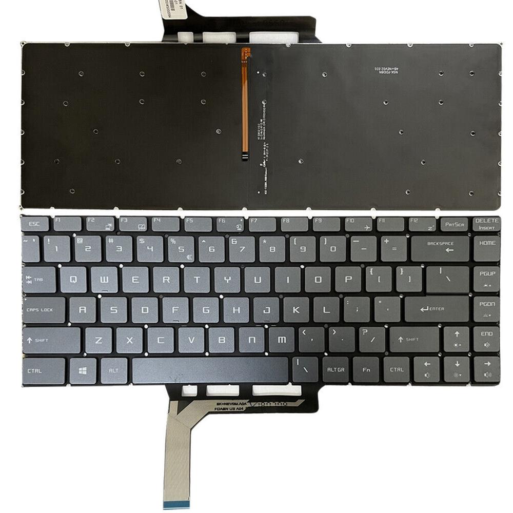Backlit Laptop Keyboard for Msi Gs65 Series - us Version - Black