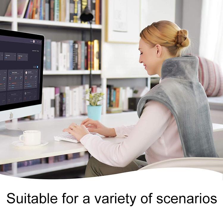 Electric Heated Shoulder Guards & Shawls Au Plug - Dark Gray