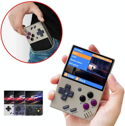 Retro Handheld Game Console With 25K Games - 3.5 Ips Screen - 128G Storage - White - 128Gb 28K Games