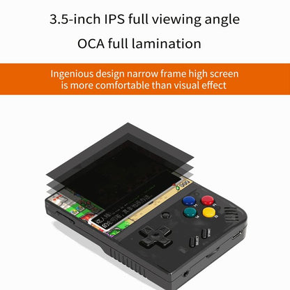 Retro Handheld Game Console With 25K Games - 3.5 Ips Screen - 128G Storage - White - 128Gb 28K Games