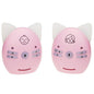 Wireless Baby Monitor With Voice Intercom And Night Light - Pink