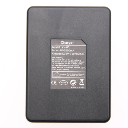 Remote Control Charger for Dual Batteries with Usb Cable for Gopro Hero7 / 6 / 5