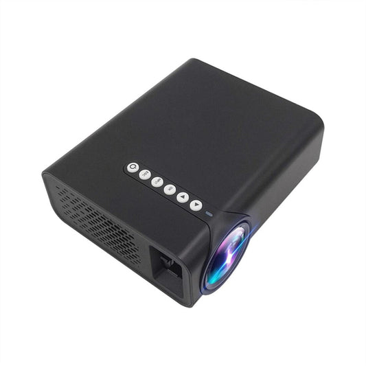 Mini Led Projector 1800 Lumens For Home Theater - Hdmi / Av / Sd / Usb / Vga Support - Black Mobile Phone Version