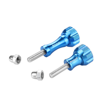 Aluminum Thumb Knob Set for Gopro Insta360 Dji Action Cameras - Black