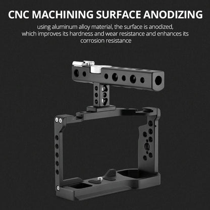 Video Cage Stabilizer Kit With Handle for Sony Alpha 7C
