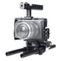 Camera Cage Stabilizer With Handle - Black For Sony A6000 / A6300 / A6400 / A6500