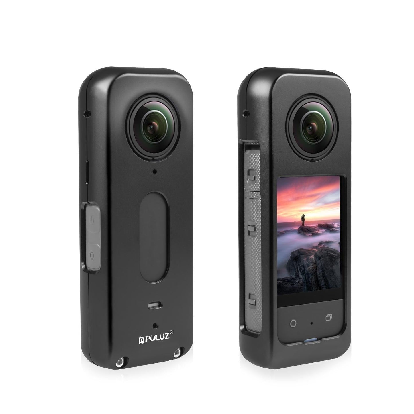 Metal Protective Cage for Insta360 X3 with Silicone Lens Cover