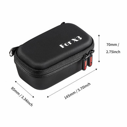 Carry Case with Carabiner and Strap for Cameras