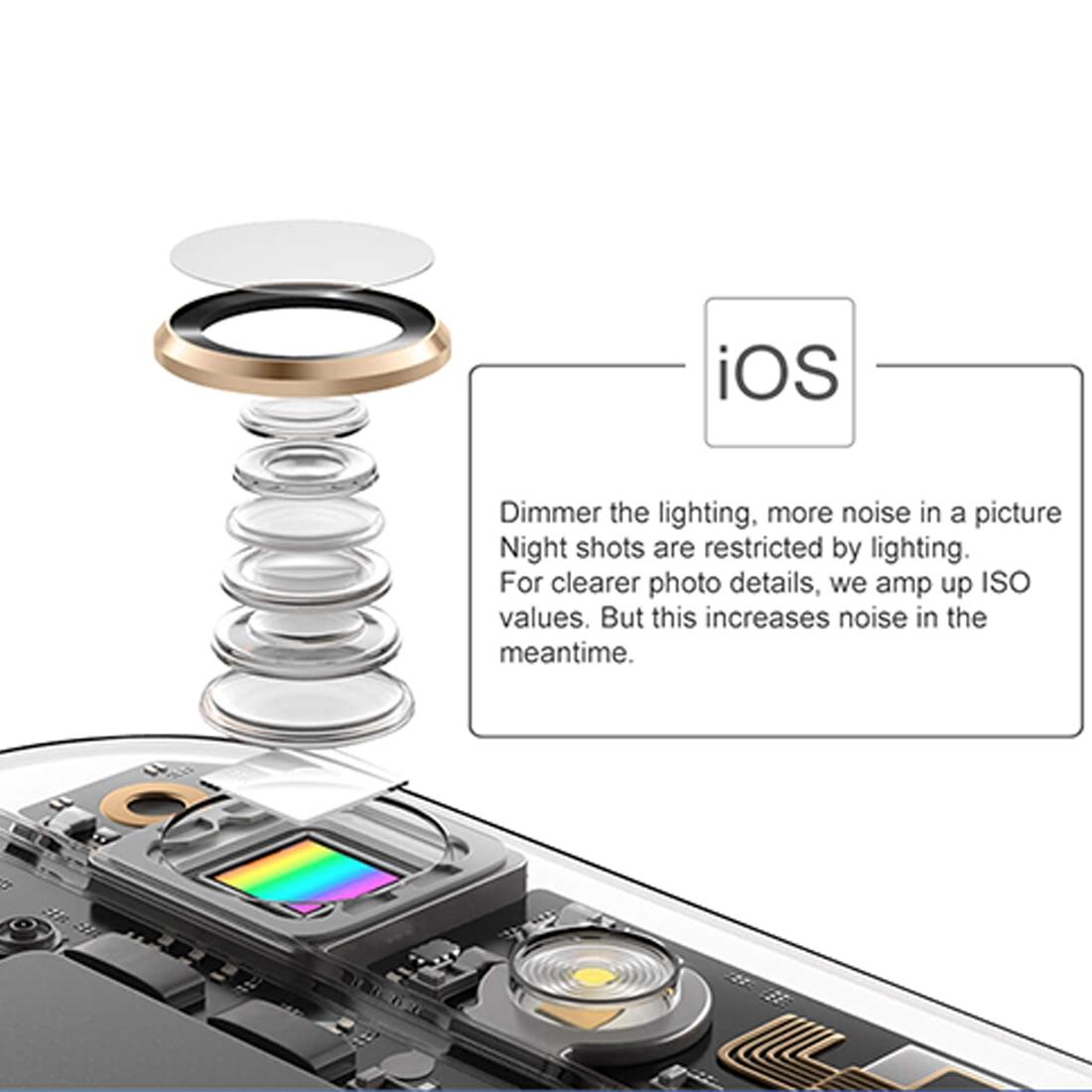 Portable Mini Beauty Light For Smartphones - 3 Brightness Levels 9 Led Warm / White - Iphone Galaxy Huawei Xiaomi Lg Htc - Black