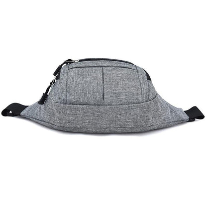 Waterproof Multi Function Chest Bag With Pockets Black