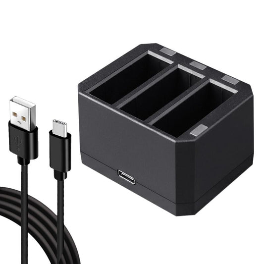 Led Indicator Usb Triple Batteries for Dji Action - Compact