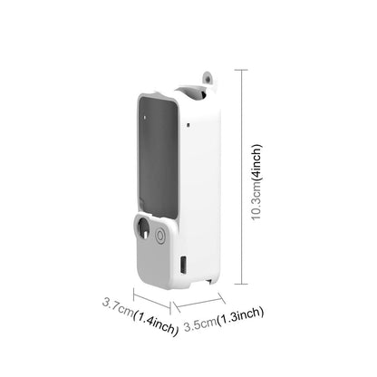 3 in 1 Silicone Case Set for Dji Pocket 3 - Black