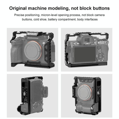 Sony A7 Camera Cage Stabilizer Rig - Metal Black