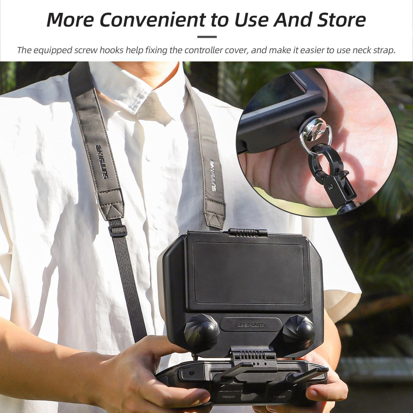 2-In-1 Sun Hood & Screen Protector For Controllers And Monitors