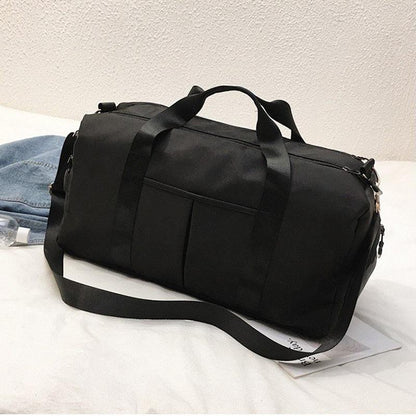 Yoga And Sports Gym Bag - Lightweight Nylon - Black