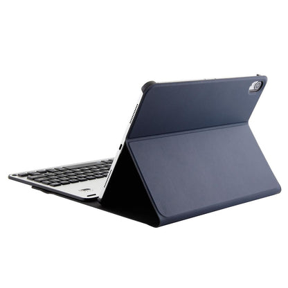 Bluetooth Keyboard & Leather Tablet Case For Ipad Pro 11 2018 - Detachable Aluminum Three-Gear Magnetic Sleep Function - Black
