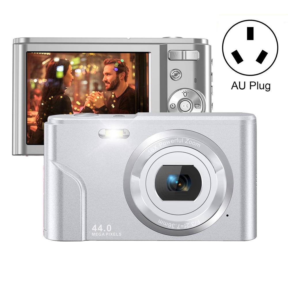 2.7k Full Hd 44mp 16x Zoom 2.88 Digital Camera for Kids - Black