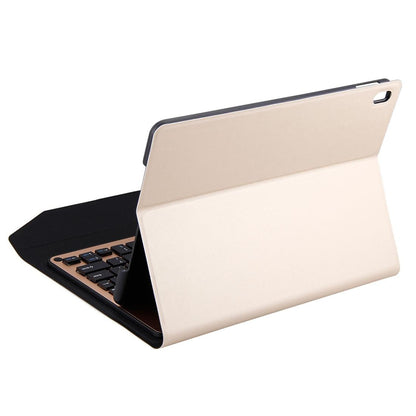 Aluminum Keyboard & Leather Tablet Case For Ipad Pro 10.5 / Air 2019 - Bluetooth Detachable Water Repellent - Black