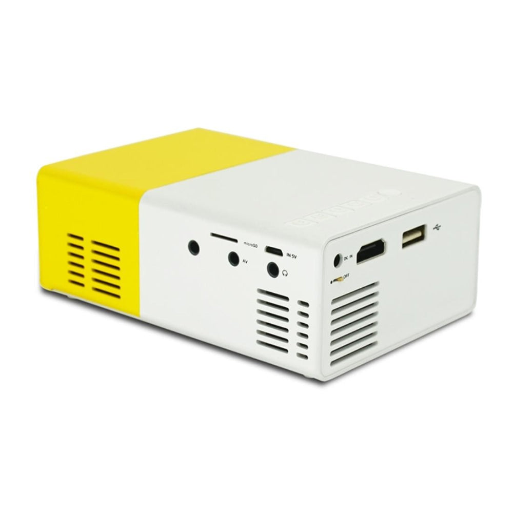 Portable Mini Home Theater Projector - 400 Lumens Hdmi / Av / Sd / Usb Remote Control - Black